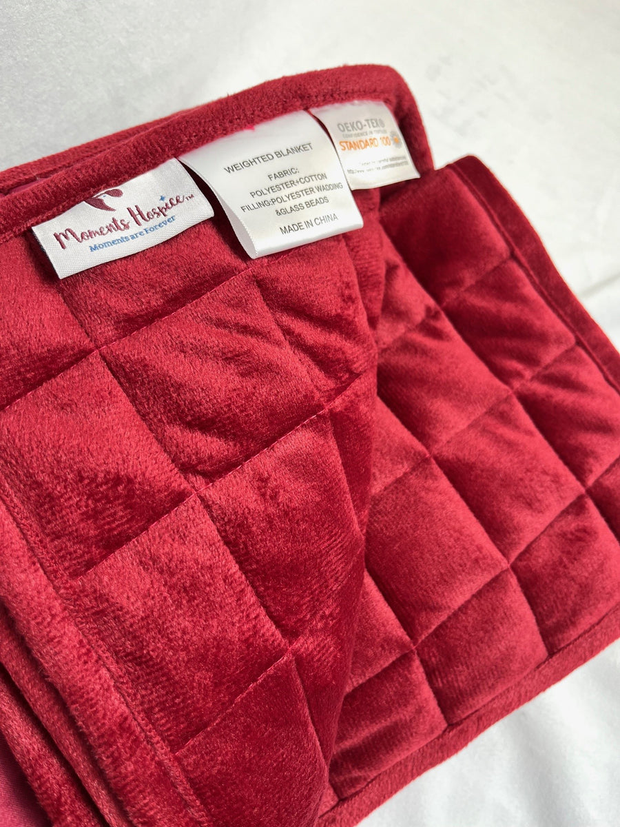 Weighted Blanket Moments Hospice Employee Store